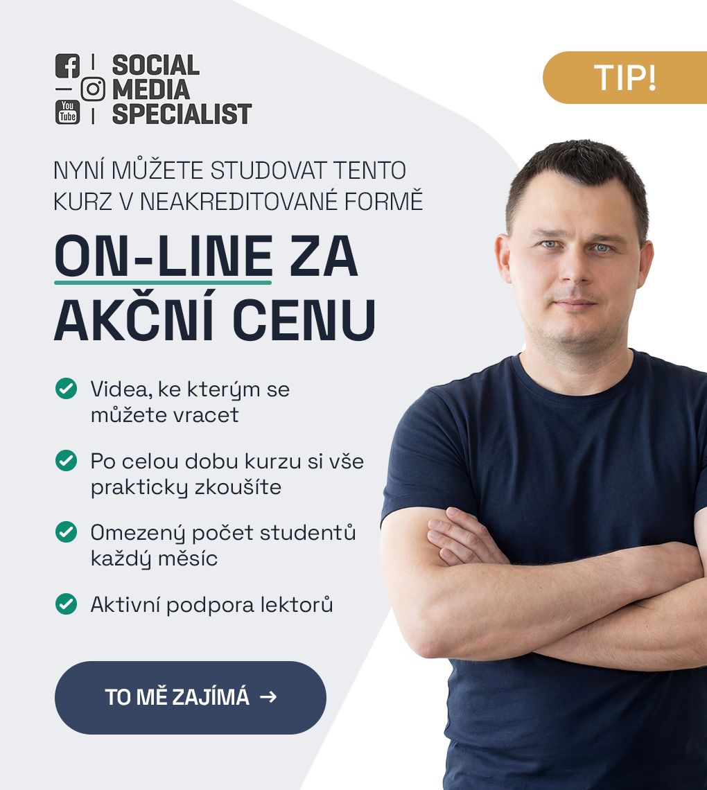 Social Media Specialist - komplexní školení sociálních sítí